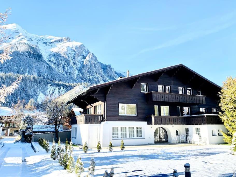 Cute & Cozy Oasis, Private Afternoon Sun Terrace Apartment Kandersteg Exterior photo